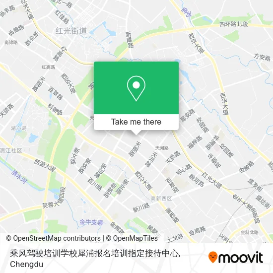 乘风驾驶培训学校犀浦报名培训指定接待中心 map