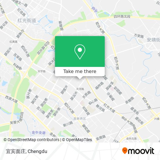 宜宾面庄 map
