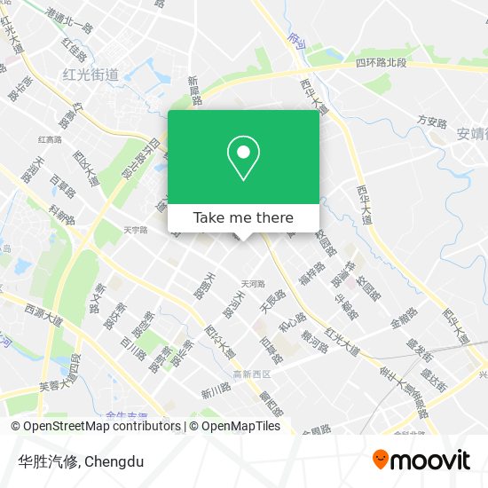 华胜汽修 map
