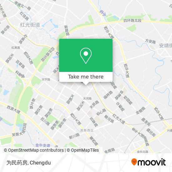 为民药房 map