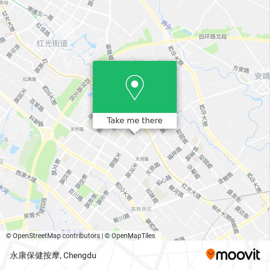 永康保健按摩 map