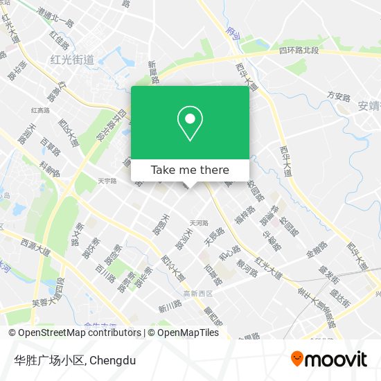 华胜广场小区 map
