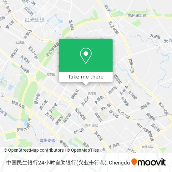 中国民生银行24小时自助银行(兴业步行巷) map