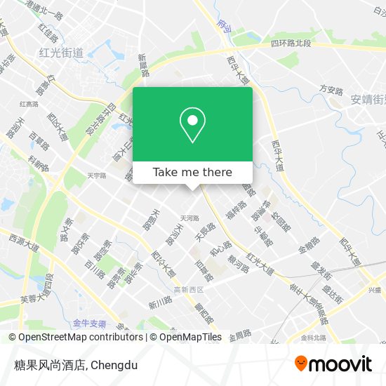 糖果风尚酒店 map