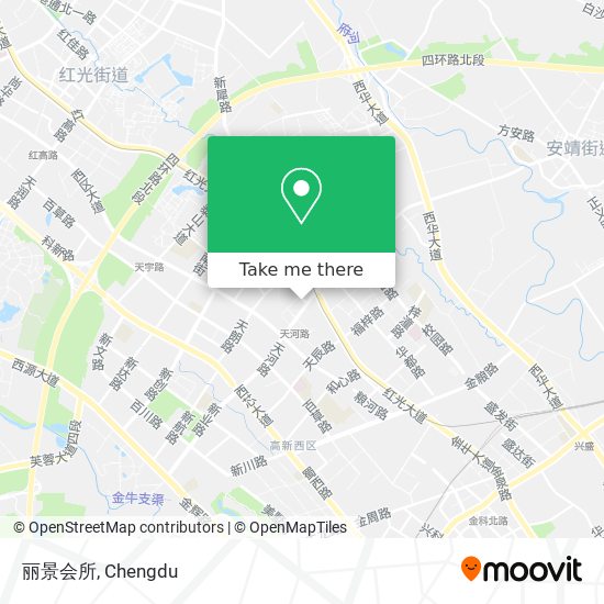 丽景会所 map