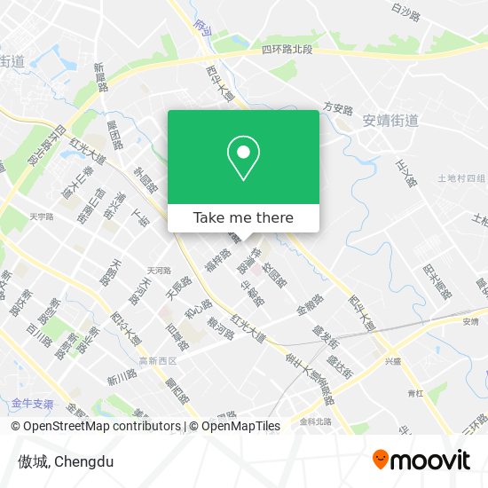 傲城 map