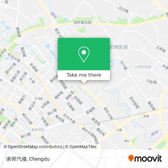 谢师汽修 map