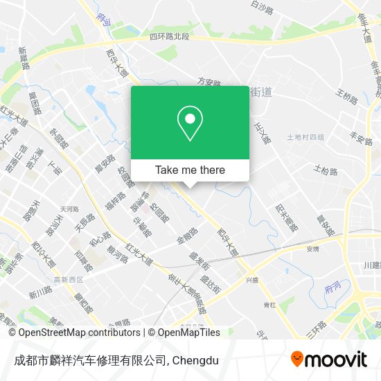 成都市麟祥汽车修理有限公司 map