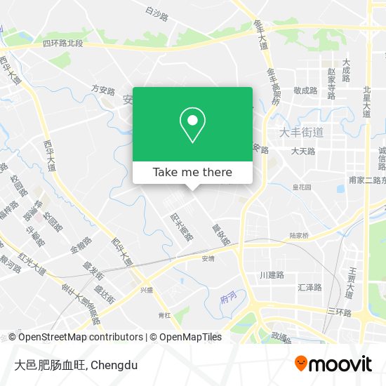 大邑肥肠血旺 map