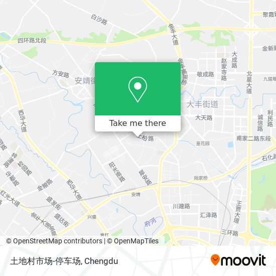 土地村市场-停车场 map