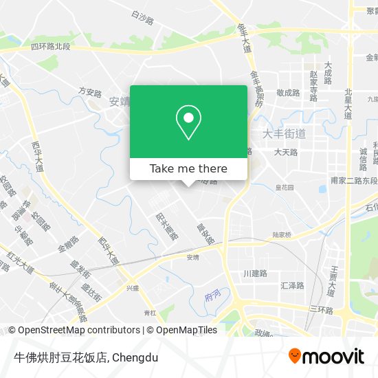牛佛烘肘豆花饭店 map