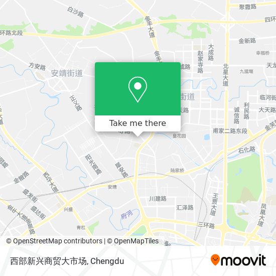 西部新兴商贸大市场 map