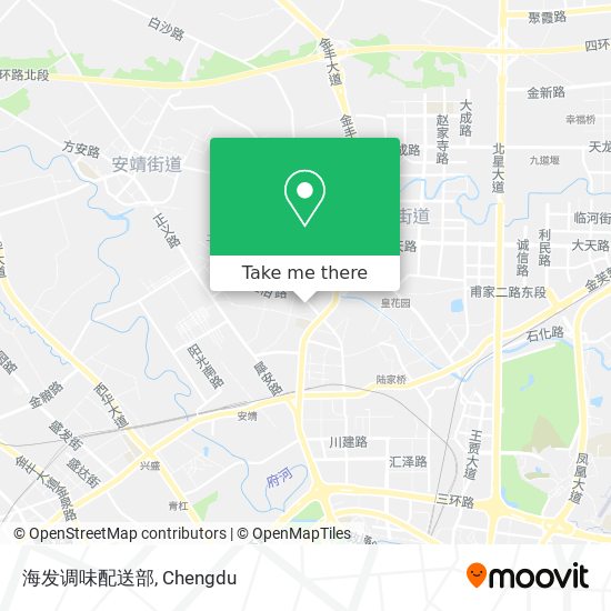 海发调味配送部 map