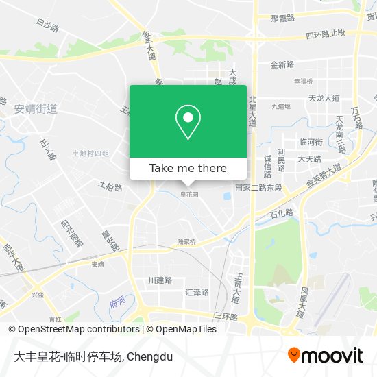 大丰皇花-临时停车场 map