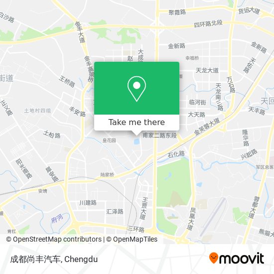 成都尚丰汽车 map