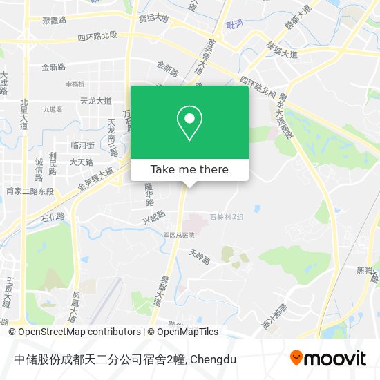 中储股份成都天二分公司宿舍2幢 map