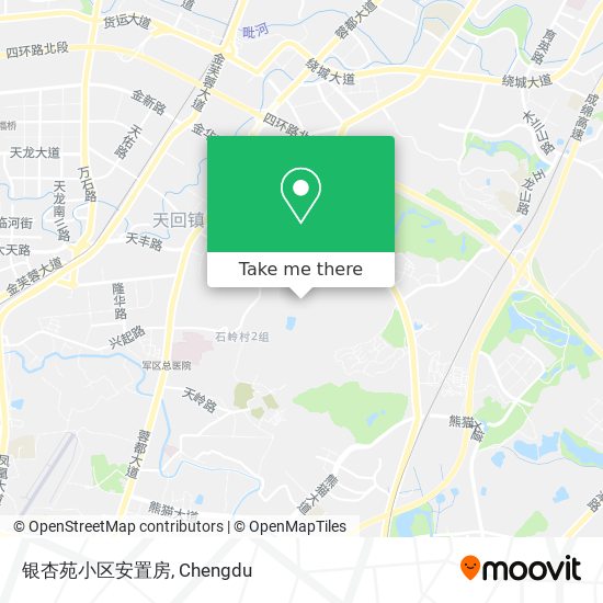 银杏苑小区安置房 map