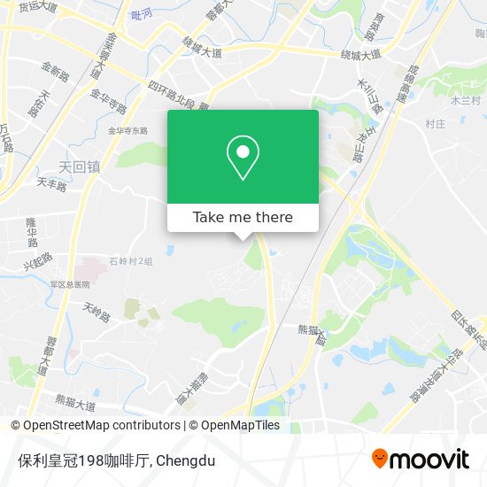 保利皇冠198咖啡厅 map