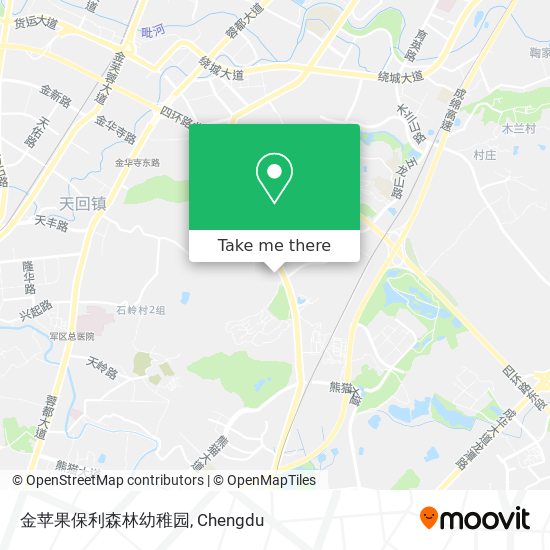 金苹果保利森林幼稚园 map