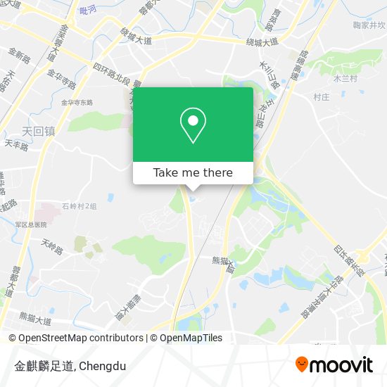 金麒麟足道 map