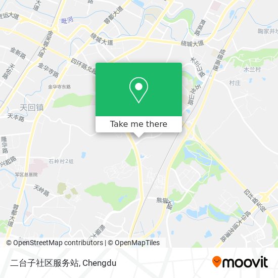 二台子社区服务站 map