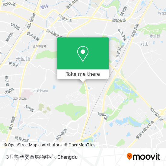 3只熊孕婴童购物中心 map
