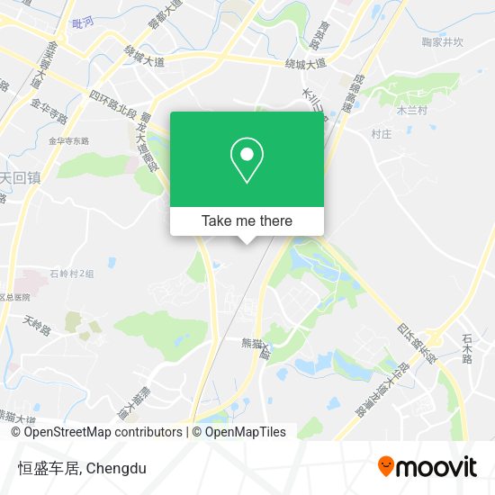 恒盛车居 map