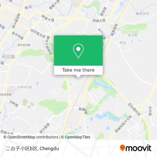 二台子小区b区 map
