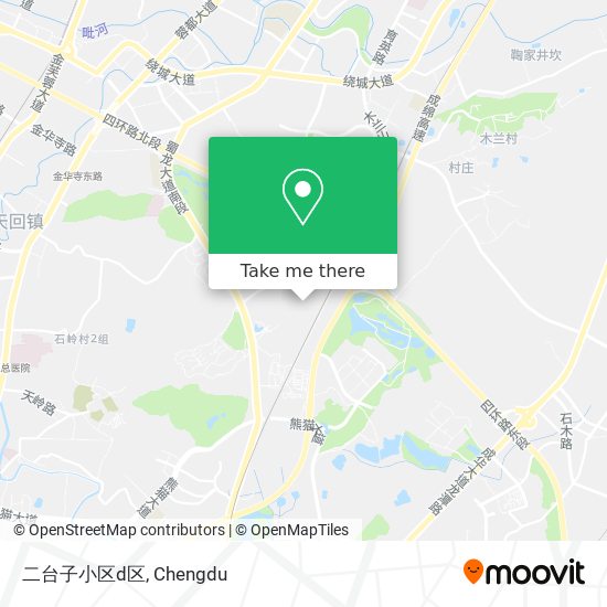 二台子小区d区 map