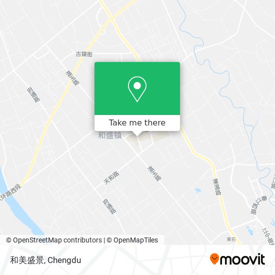 和美盛景 map