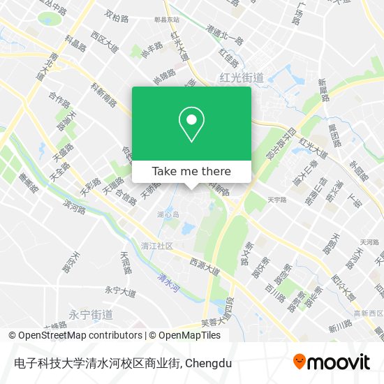 电子科技大学清水河校区商业街 map