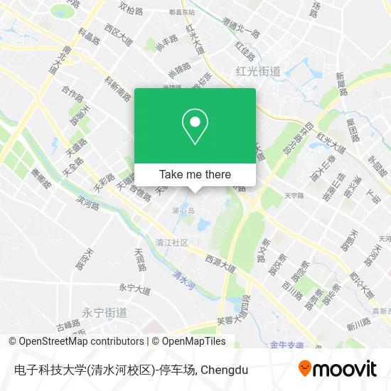 电子科技大学(清水河校区)-停车场 map