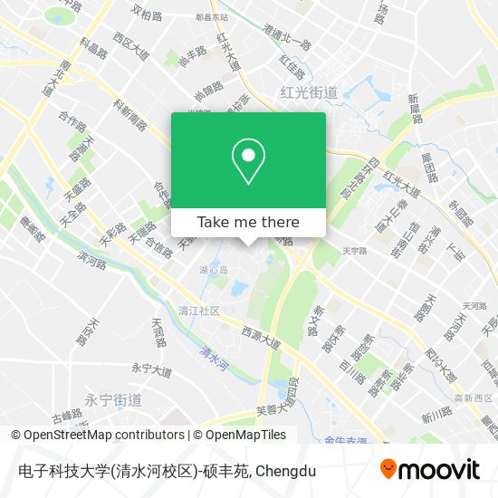 电子科技大学(清水河校区)-硕丰苑 map
