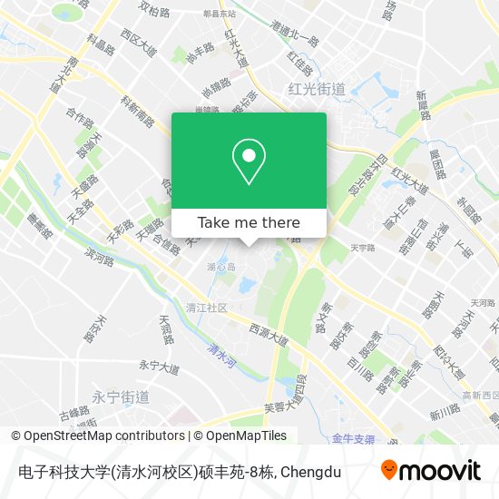 电子科技大学(清水河校区)硕丰苑-8栋 map