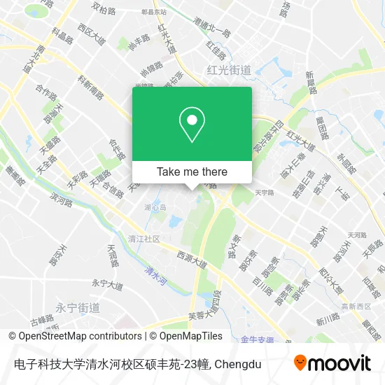 电子科技大学清水河校区硕丰苑-23幢 map