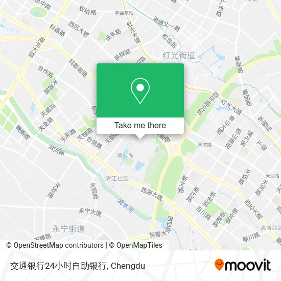 交通银行24小时自助银行 map