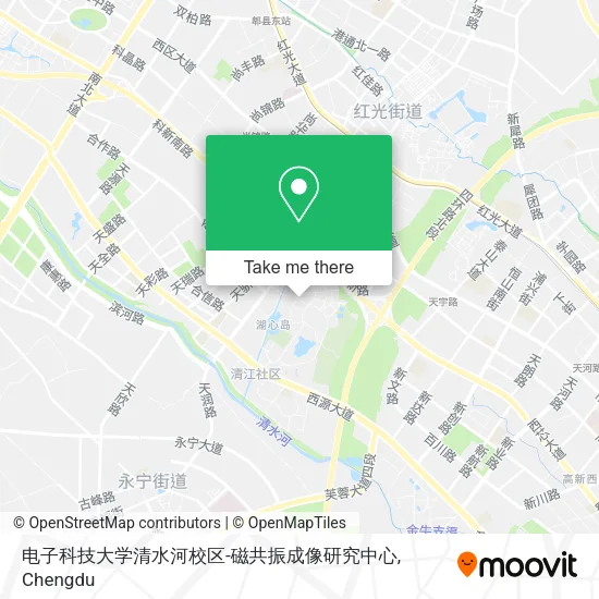 电子科技大学清水河校区-磁共振成像研究中心 map