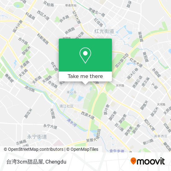 台湾3cm甜品屋 map