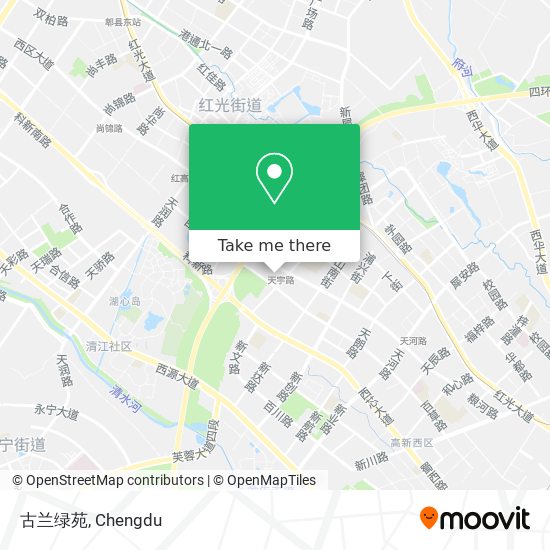 古兰绿苑 map
