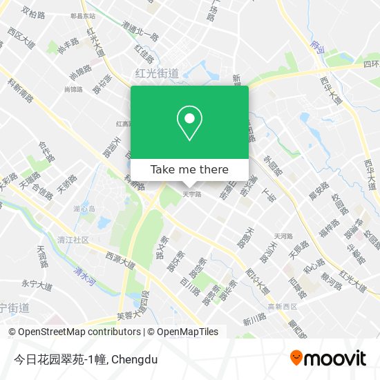 今日花园翠苑-1幢 map
