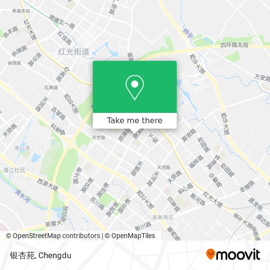 银杏苑 map