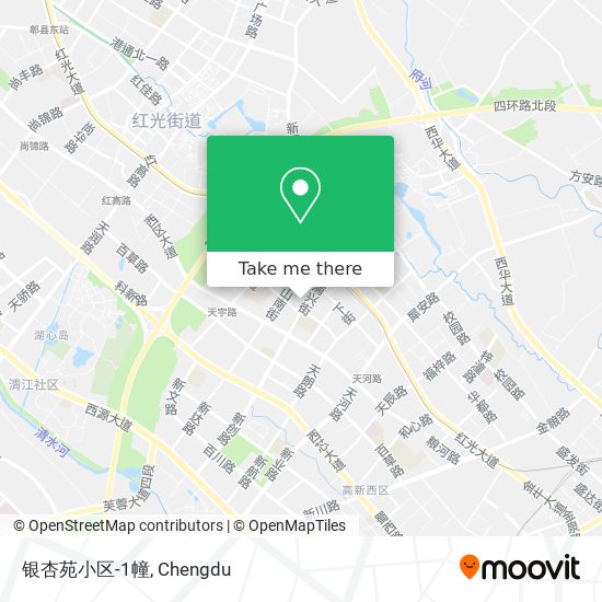 银杏苑小区-1幢 map