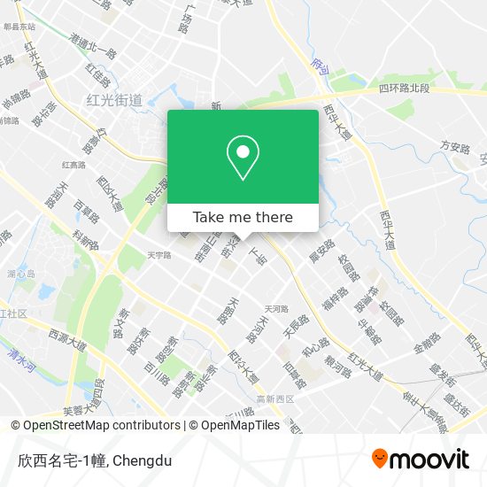 欣西名宅-1幢 map