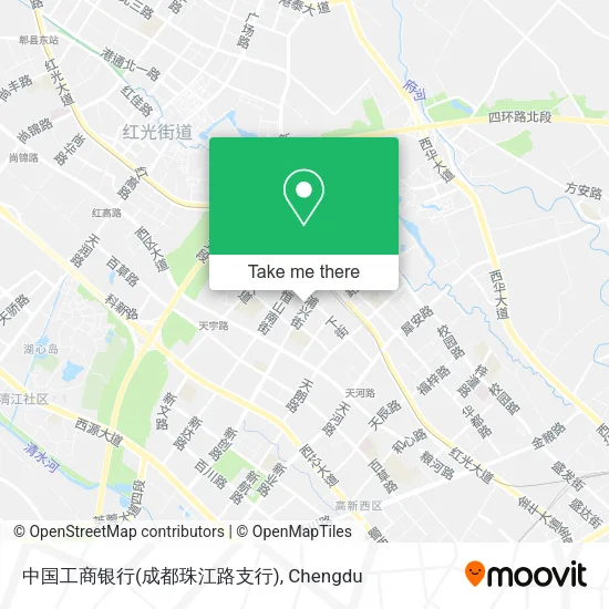 中国工商银行(成都珠江路支行) map