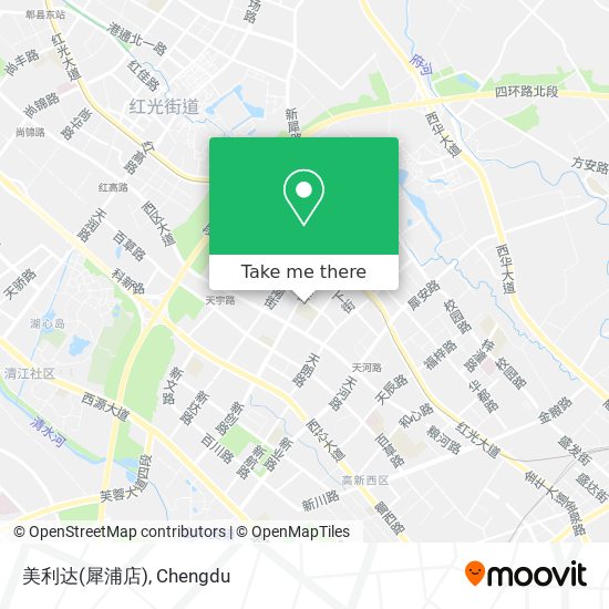 美利达(犀浦店) map