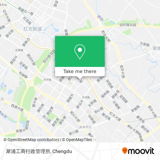 犀浦工商行政管理所 map