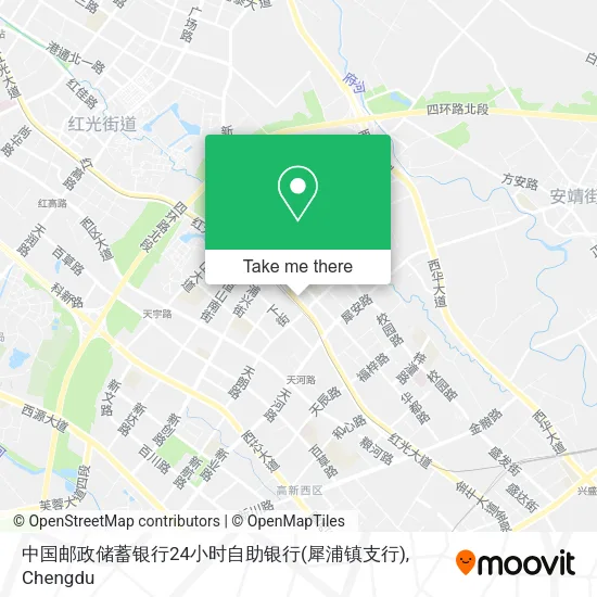 中国邮政储蓄银行24小时自助银行(犀浦镇支行) map