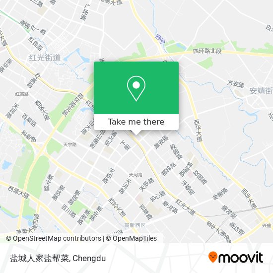 盐城人家盐帮菜 map