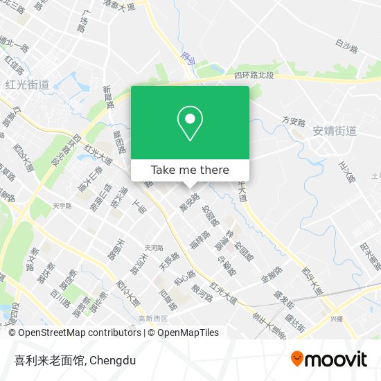 喜利来老面馆 map