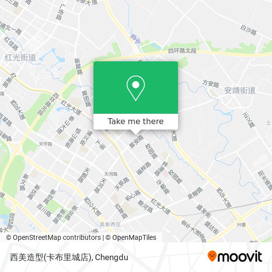 西美造型(卡布里城店) map